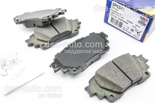 Колодки на тормоз задний дисковый SP4341 HI-Q
