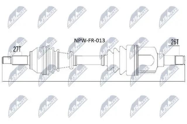 Привод в сборе левый NPWFR013 NTY