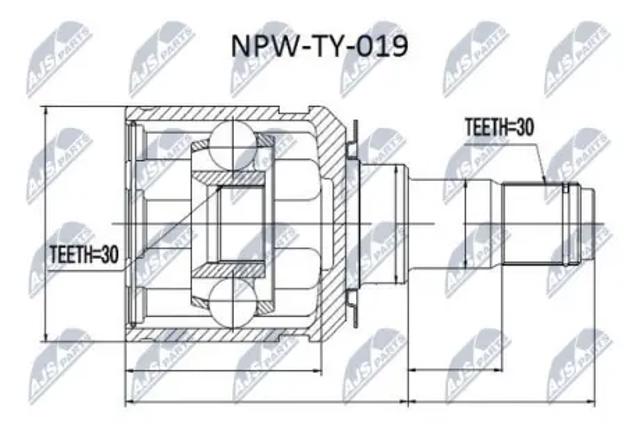Внутренняя граната NPWTY019 NTY