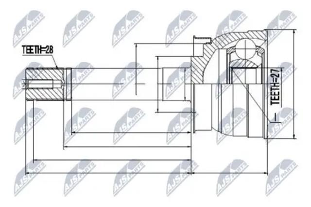 Наружная граната NPZNS040 NTY