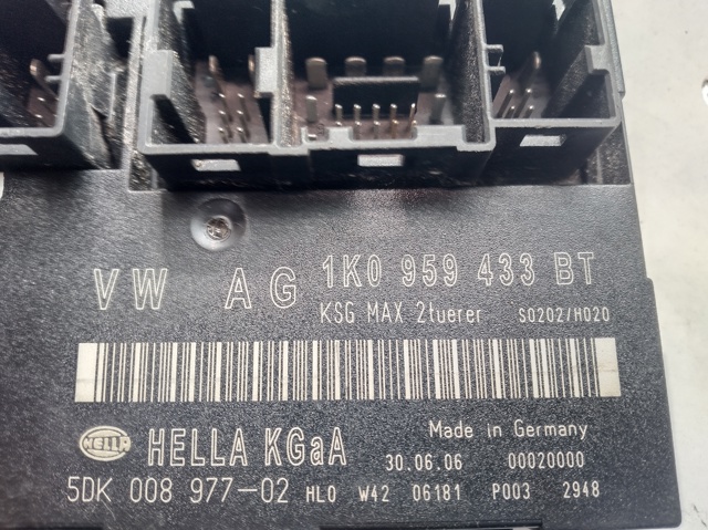 Блок управления систем комфорта 1K0959433BT VAG