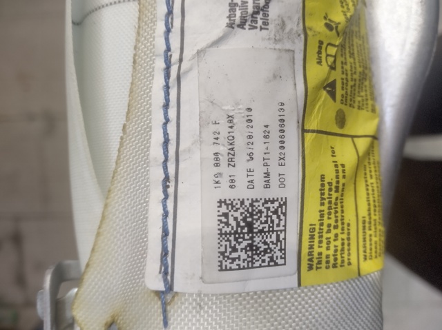 1K9880742F VAG Подушка безопасности (AIRBAG) шторка боковая правая купить в Кривой Рог