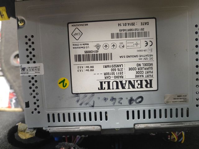 RENAULT 281150198R Магнитола в наличии Павлоград