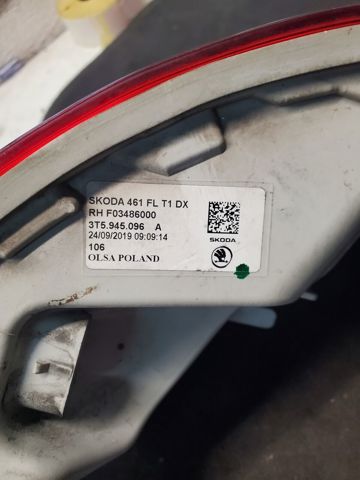 3T5945096A Фонарь задний правый внешний купить Украина