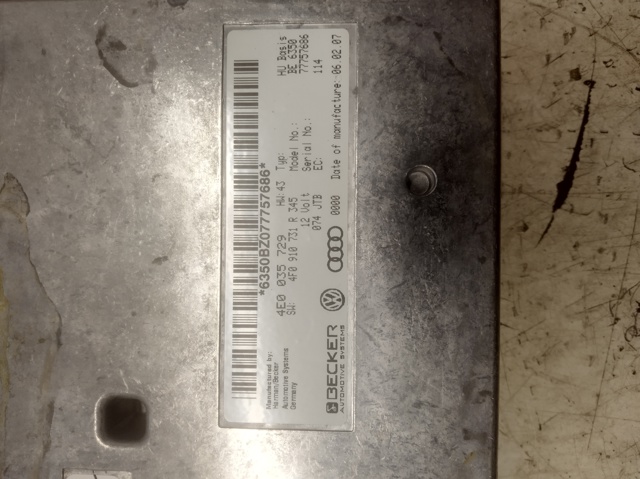 4E0035729 VAG Блок управление Bluetooth купить в Украина