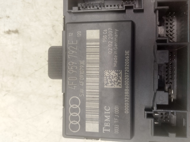 4F0959792E VAG Блок комфорта передней двери купить в Каменское