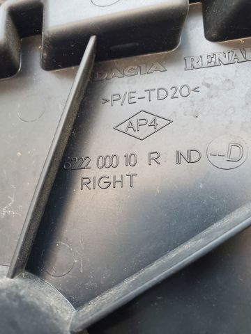 622200010R RENAULT Кронштейн бампера заднего правый купить в Харьков