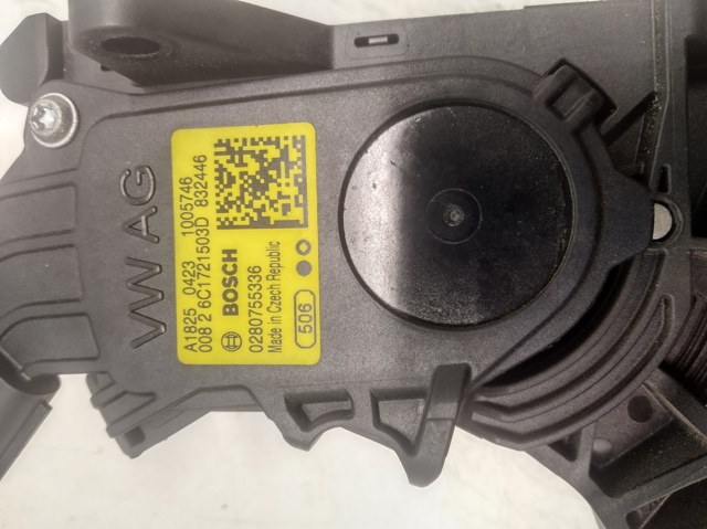 Педаль акселератора 6C1721503D VAG