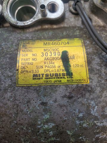 MR460704 MITSUBISHI Компрессор кондиционера купить в Хмельницкий