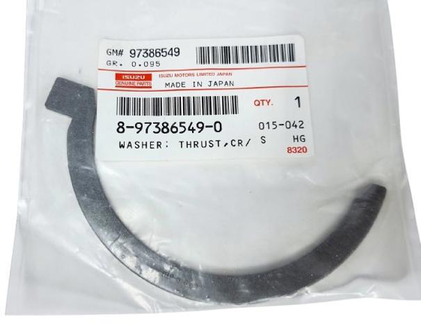 ISUZU 8973865490 Полукольцо упорное (разбега) коленвала, STD, комплект в наличии Полтава