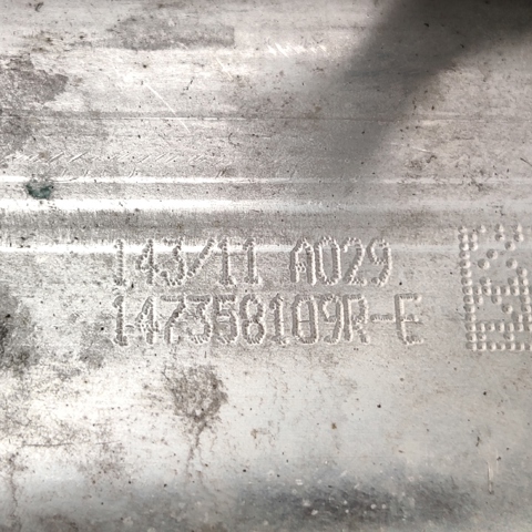 RENAULT 147358109R Радиатор системы EGR рециркуляции выхлопных газов в наличии Житомир