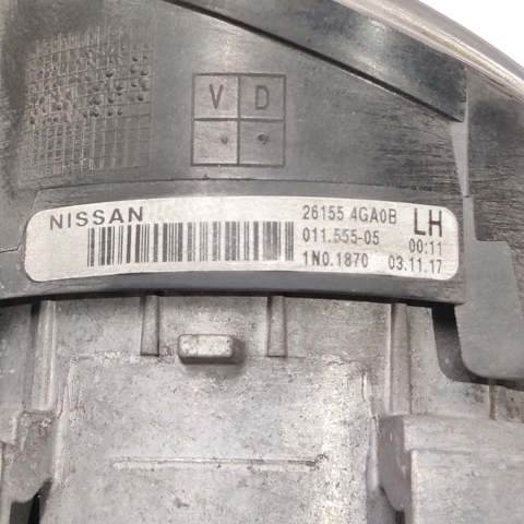 Противотуманная фара левая 261554GA0B NISSAN