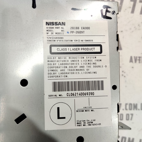 NISSAN 28188EQ300 Магнитола в наличии Хмельницкий