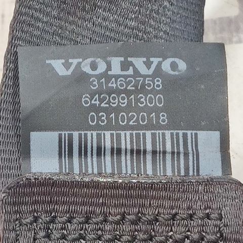 31462758 VOLVO Ремень безопасности задний купить в Житомир