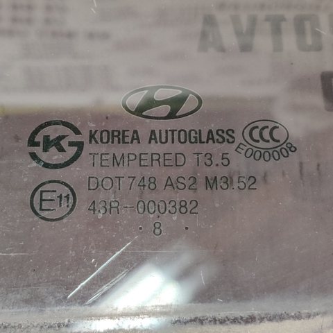 824112H010 HYUNDAI Стекло двери передней левой купить в Павлоград