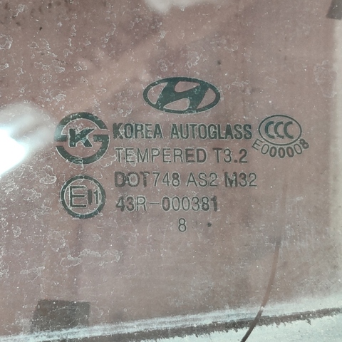 834112H010 HYUNDAI Стекло двери задней левой купить в Украина