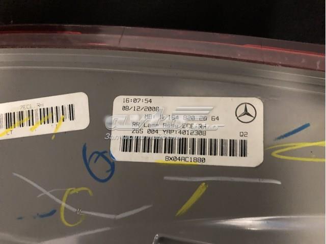 MERCEDES A1648202064 Фонарь задний правый в наличии Николаев