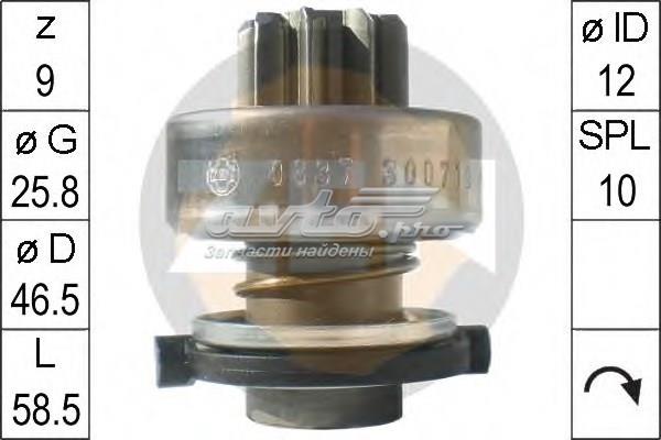 Привод стартера ZN0837 ZEN