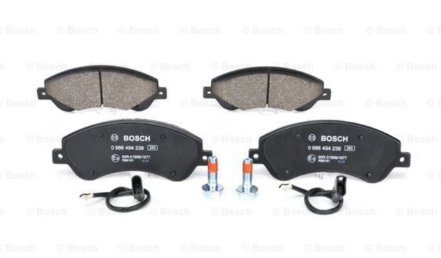 Передние тормозные колодки 0986494236 BOSCH