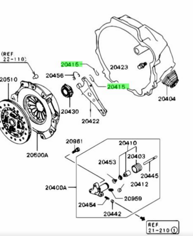 Пружина задних барабанных тормозных колодок ME580723 MITSUBISHI