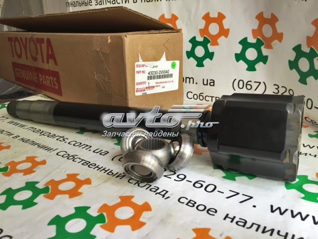 ШРУС внутренний передний правый 430300W040 TOYOTA