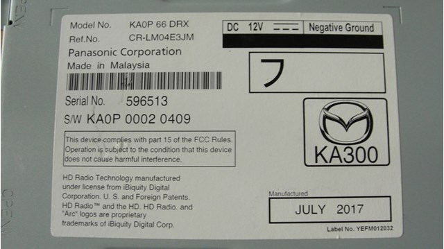 MAZDA KA0P66DRX в наличии Кривой Рог