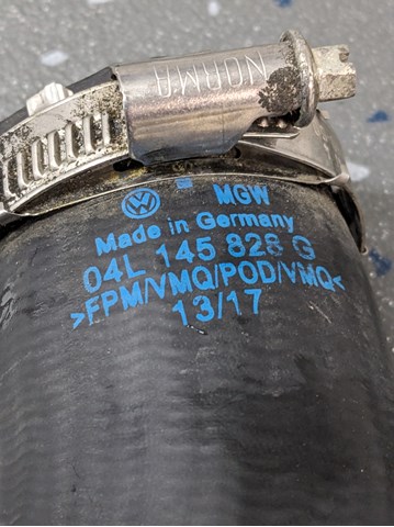 04L145828G VAG Патрубок интеркулера купить в Ровно