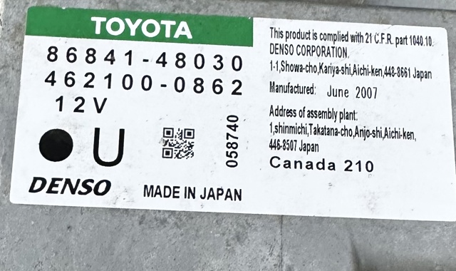 TOYOTA 8684148030 в наличии Житомир