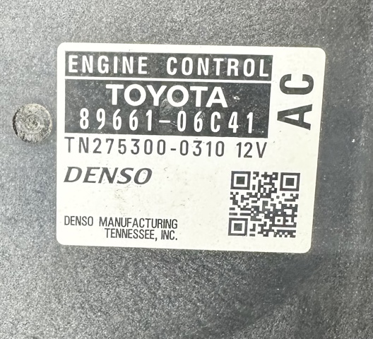 8966106C41 TOYOTA Блок управления двигателем купить в Львов
