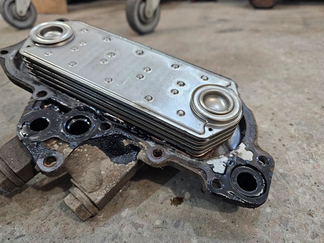 Радиатор масляный (холодильник), под фильтром 2130569T02 NISSAN