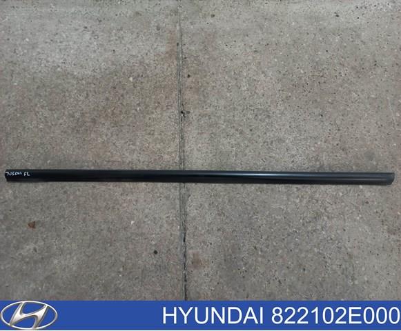 Молдинг опускного стекла двери передней, левой 822102E000 HYUNDAI