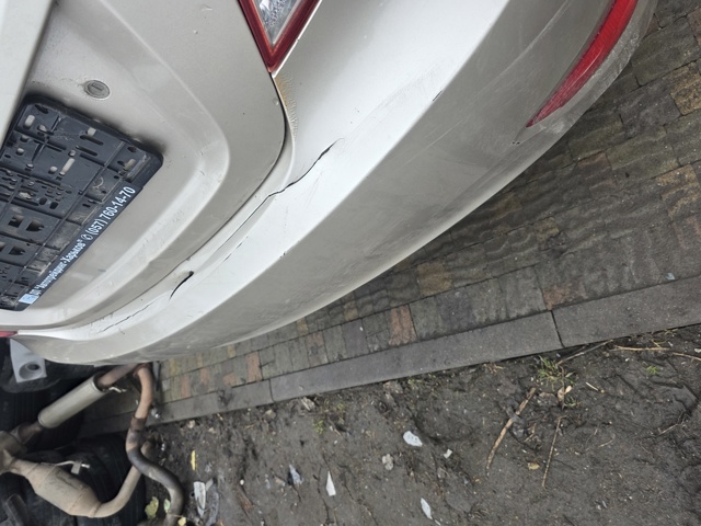 Задний бампер Хендай солярис 1