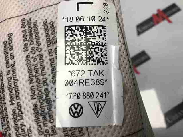 Подушка сиденья водителя (и переднего сиденья) 7P0880241 PORSCHE