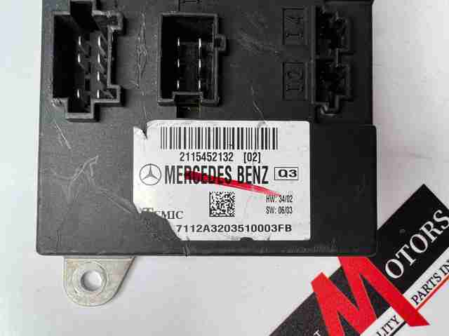 Блок управления сигналами SAM A2115452132 MERCEDES
