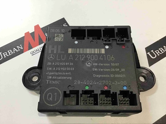 Блок комфорта задней двери A2129004106 MERCEDES