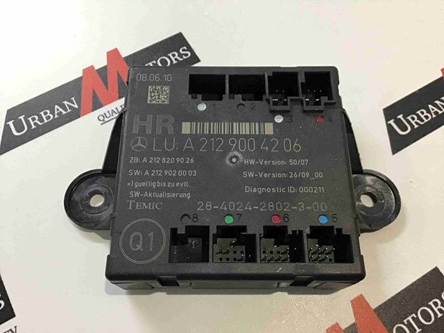 Блок комфорта задней двери A2129004206 MERCEDES