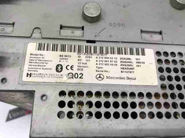Блок кнопок центральной консоли A2129005212 MERCEDES