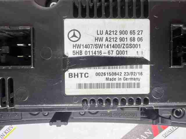 Механизм управления кондиционером A2129006527 MERCEDES