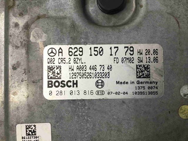 Мозги двигателя A6291501779 MERCEDES