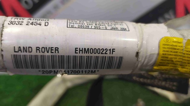 Шторка боковая правая EHM000221 LAND ROVER