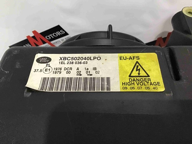 Основная фара в сборе левая XBC502040LPO LAND ROVER