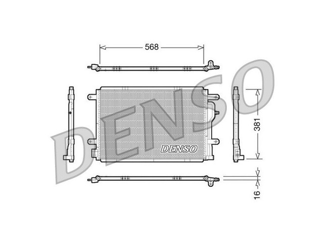 Конденсер DCN02004 DENSO