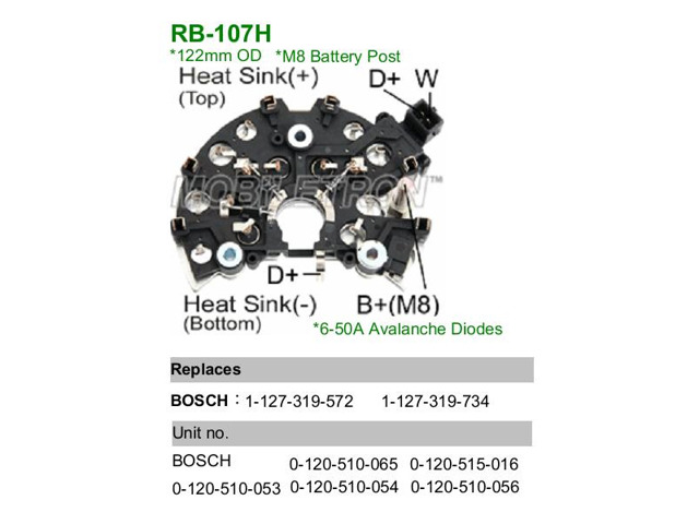 Выпрямитель RB105H MOBILETRON