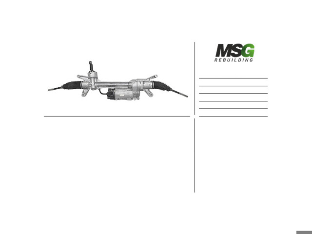 Реечный рулевой механизм RV101 MS GROUP