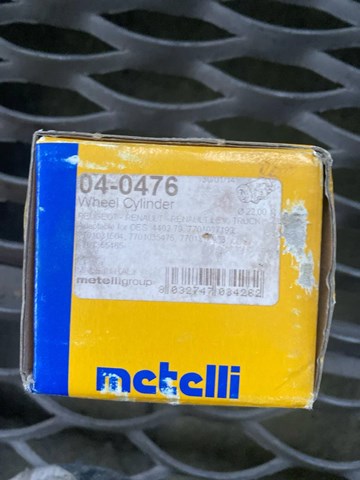 Рабочий цилиндр 040476 METELLI