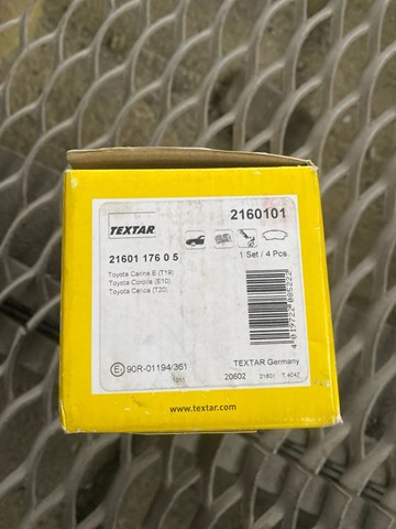 2160101 TEXTAR Передние тормозные колодки купить в Павлоград