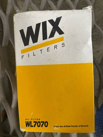 WIX WL7070 Фильтр масляный в наличии Каменское