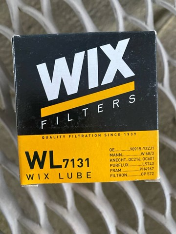 WIX WL7131 Масляный фильтр в наличии Украина