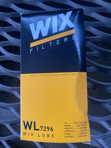 WIX WL7296 Фильтр масляный в наличии Кривой Рог
