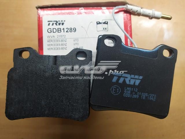 GDB1289 TRW Задние тормозные колодки купить в Сумы